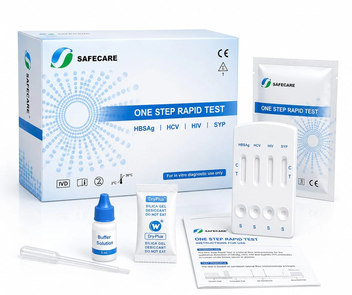 4 Panel STD Screening Test Cassette