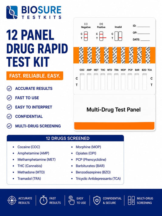 12 Panel Drug Rapid Test Kit