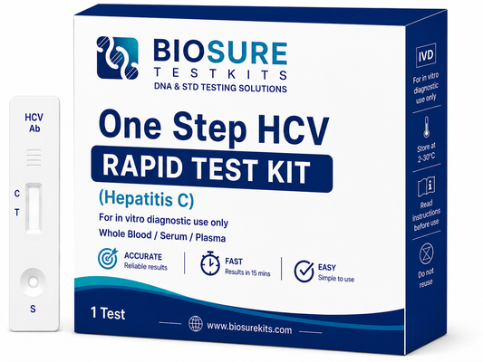 One Step HCV Rapid Test Kit (Hepatitis C)